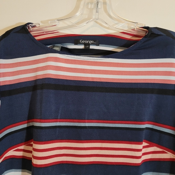 George -- Red, Navy, White Striped Tunic - Picture 3 of 3